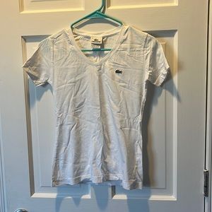 Lacoste shirt- white